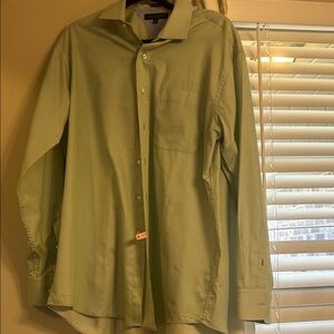 Tommy Hilfiger Green Stripped button up